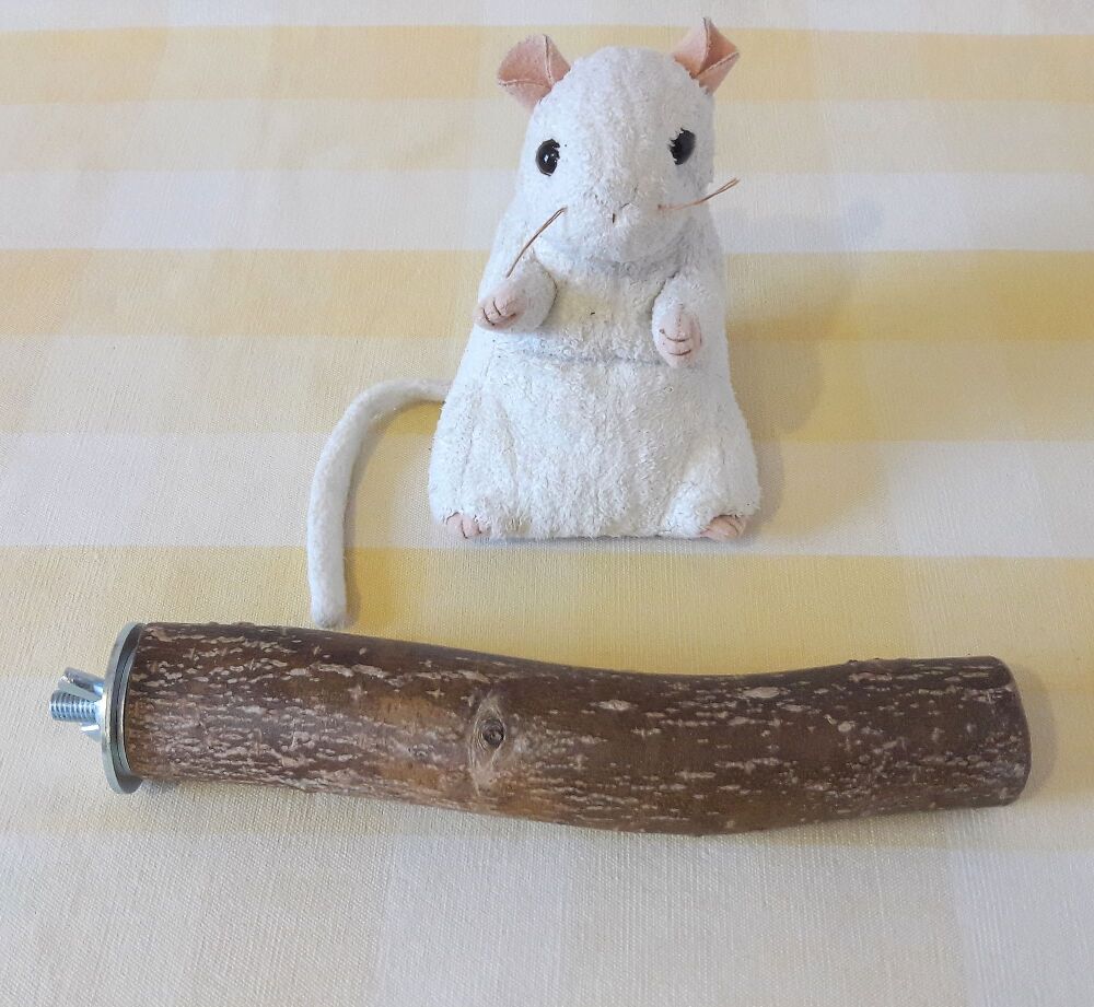 20cm Bolt On Perch - UK Homegrown Willow Wood