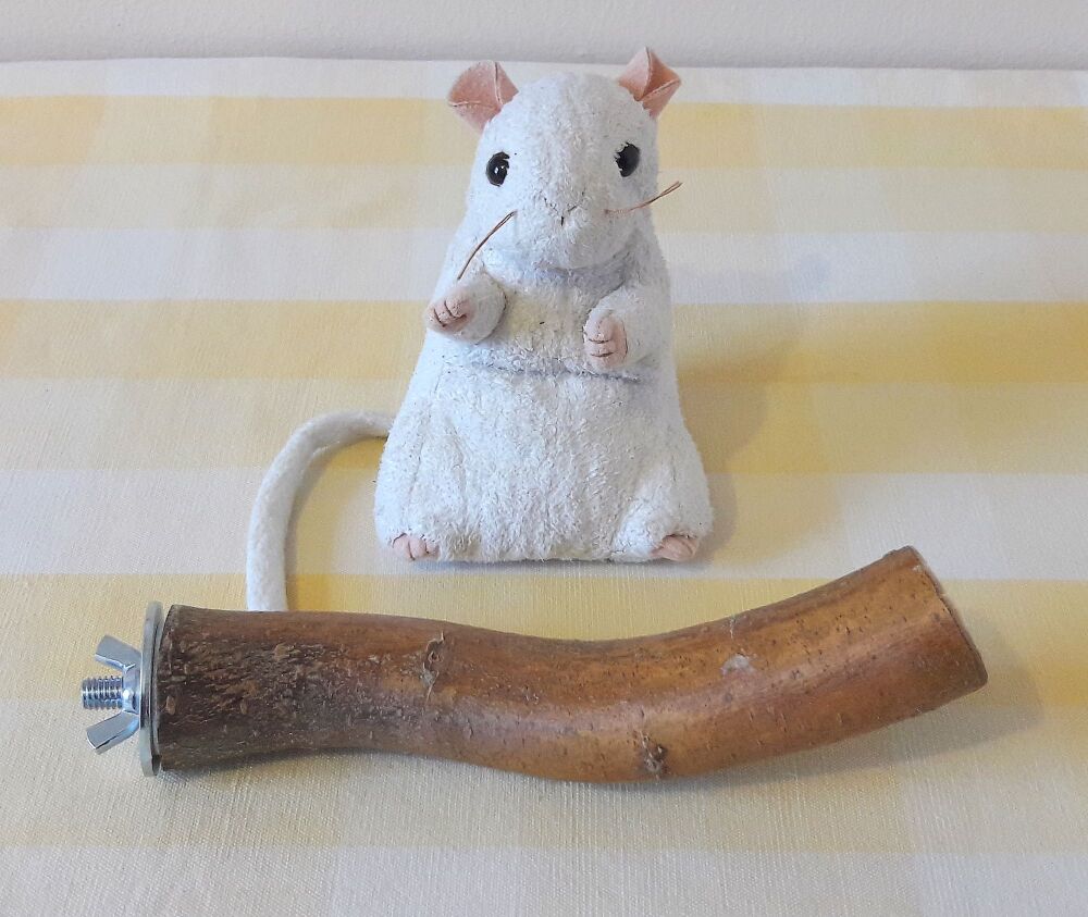 18cm Bolt On Perch - UK Homegrown Willow Wood