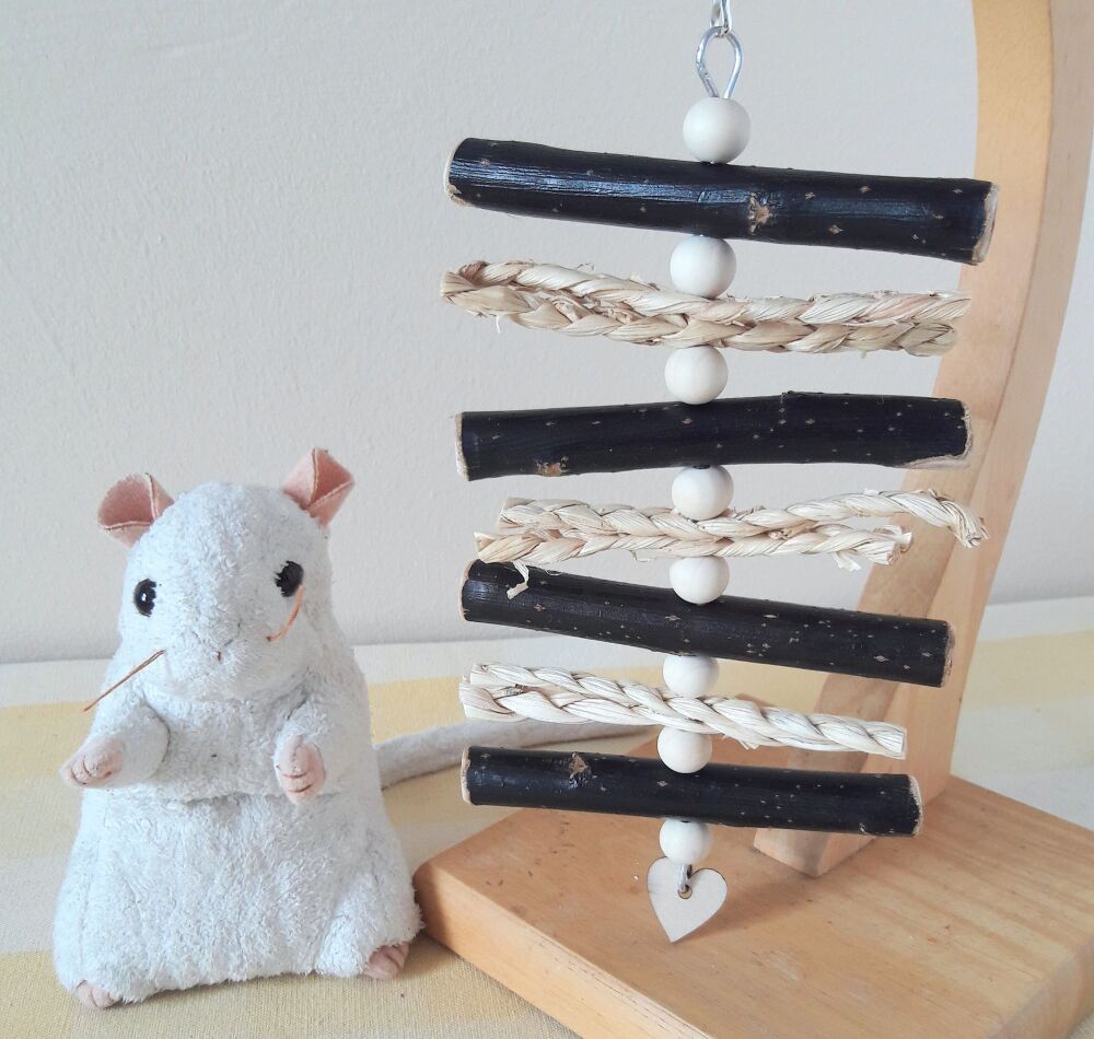 Large Beaded Dark Willow Shredder Chew Toy - UK Homegrown