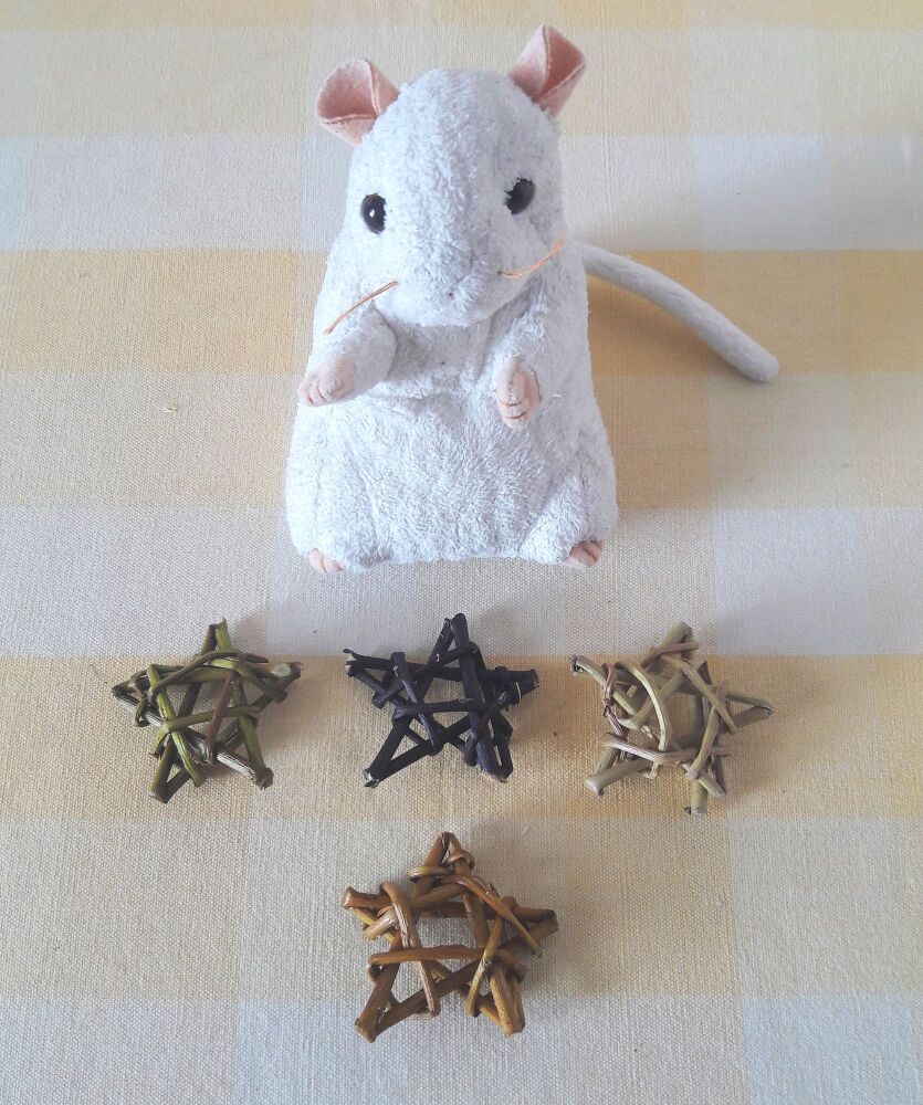 One Handmade Willow Chew Star - UK Homegrown - Random Colour