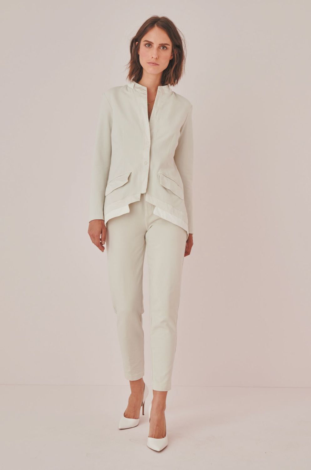 European Culture Jacket With Back Detail