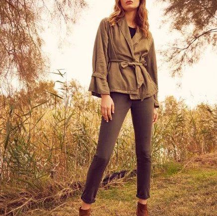 Reiko Sandy Army Chinos