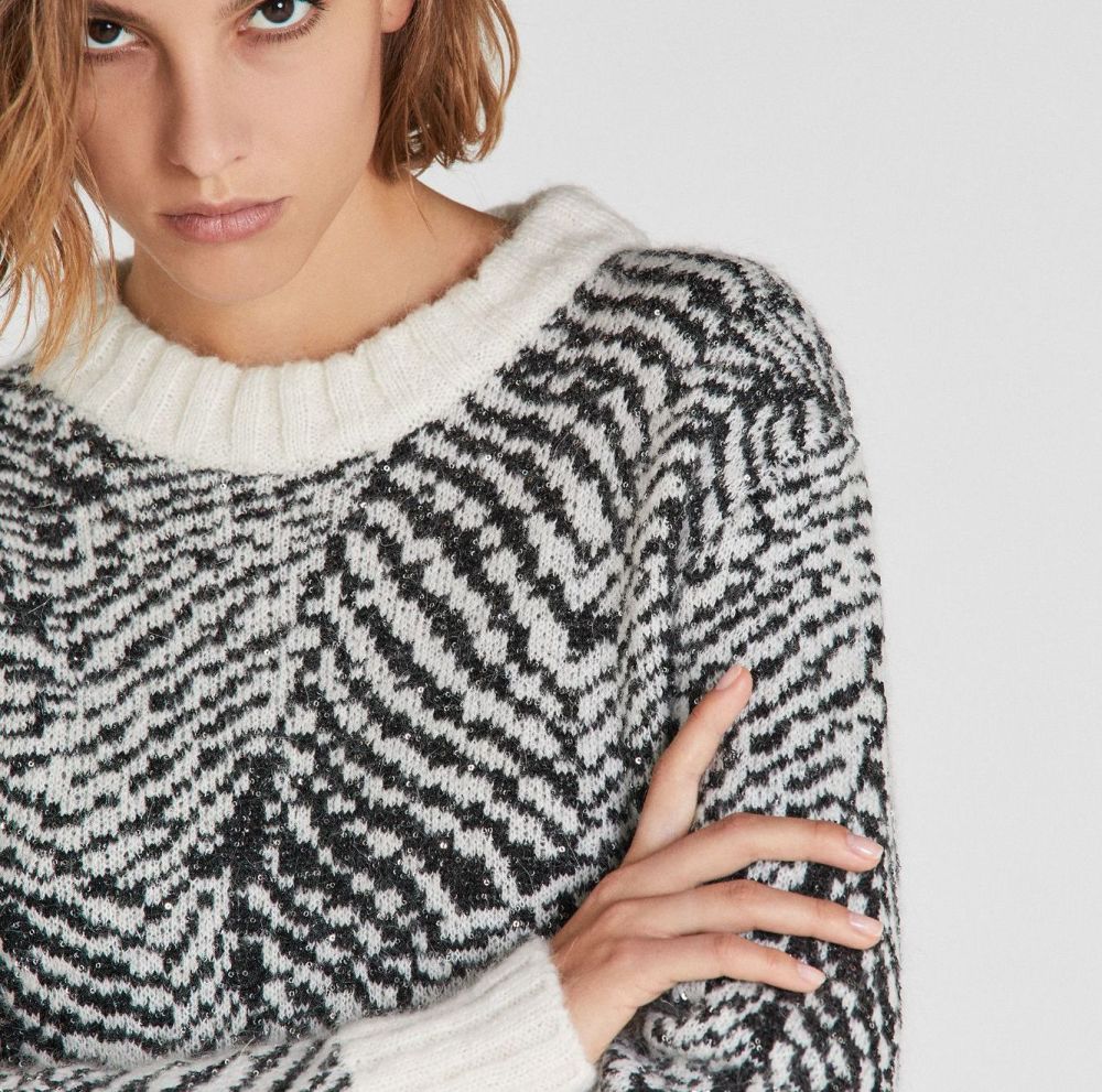 Patrizia Pepe Aboriginal Jacquard Sweater