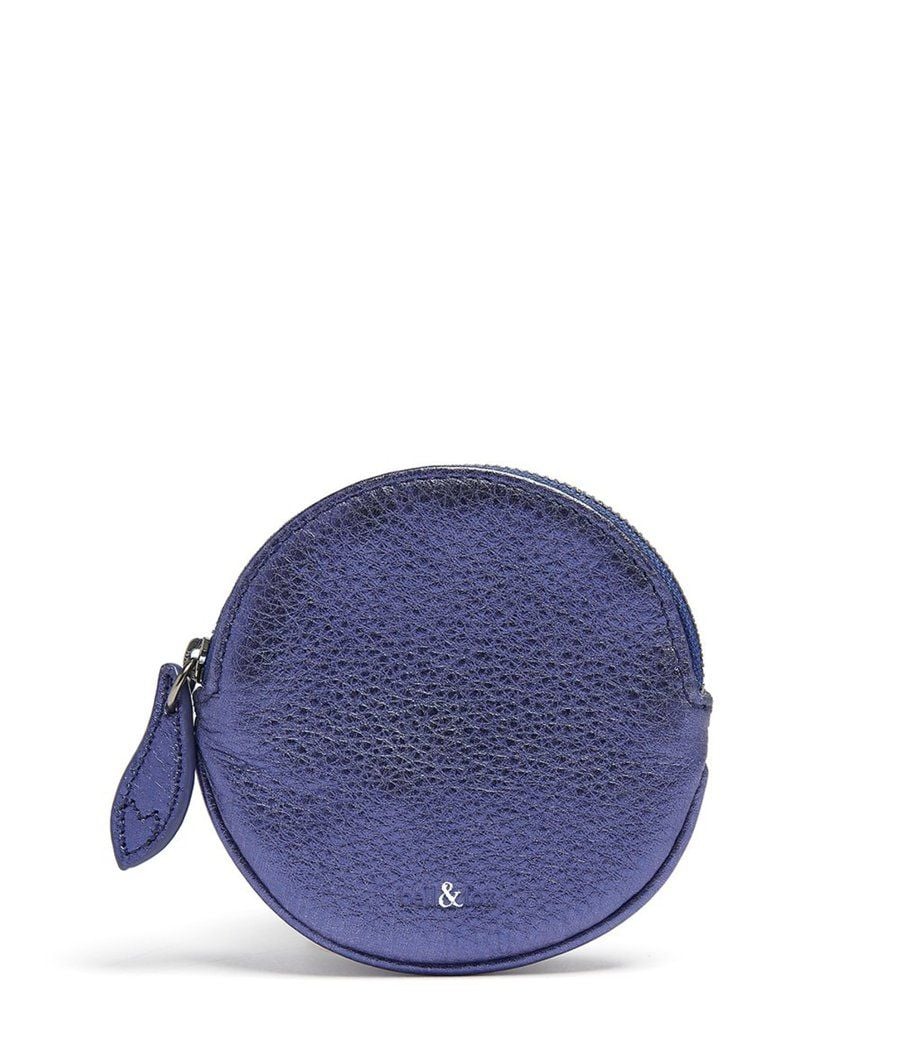 Bell and Fox Mae Coin Purse - Metallic Blue