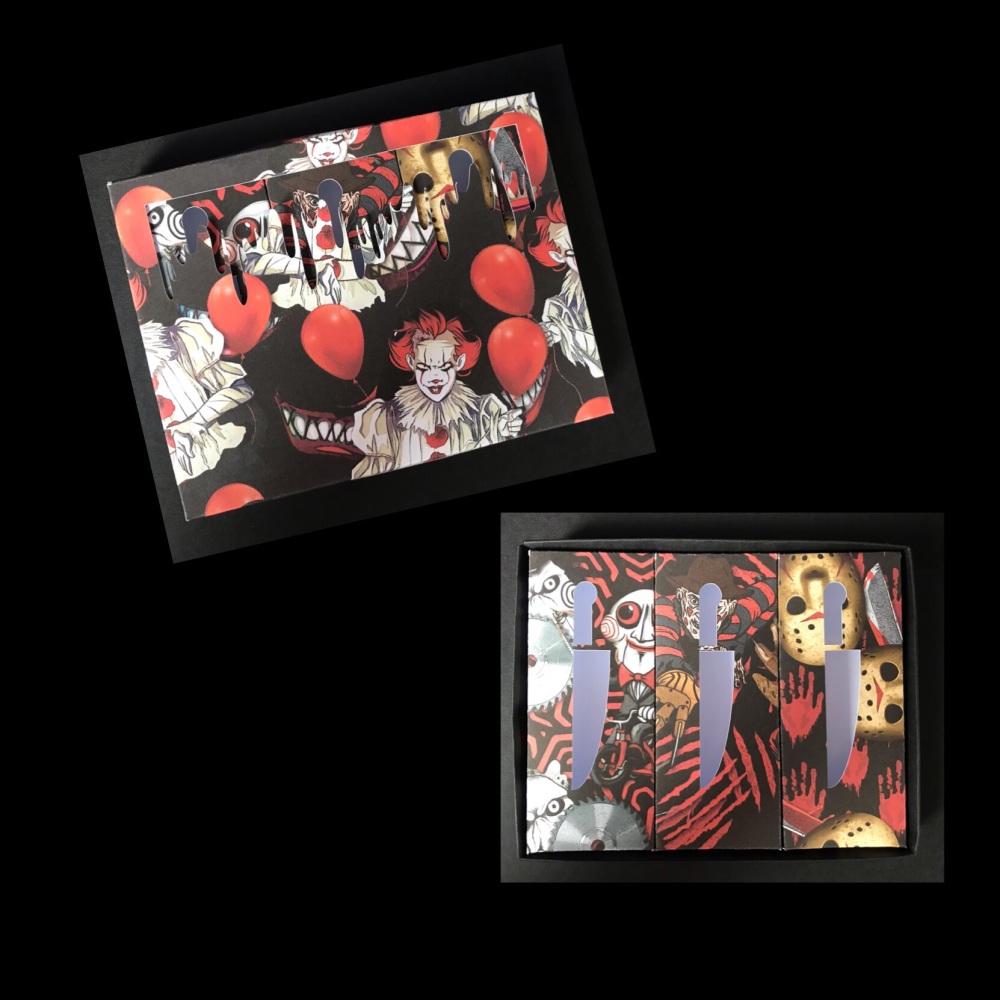 Halloween Themed 3 x Large Snap Bar Boxes and a Presentation Box