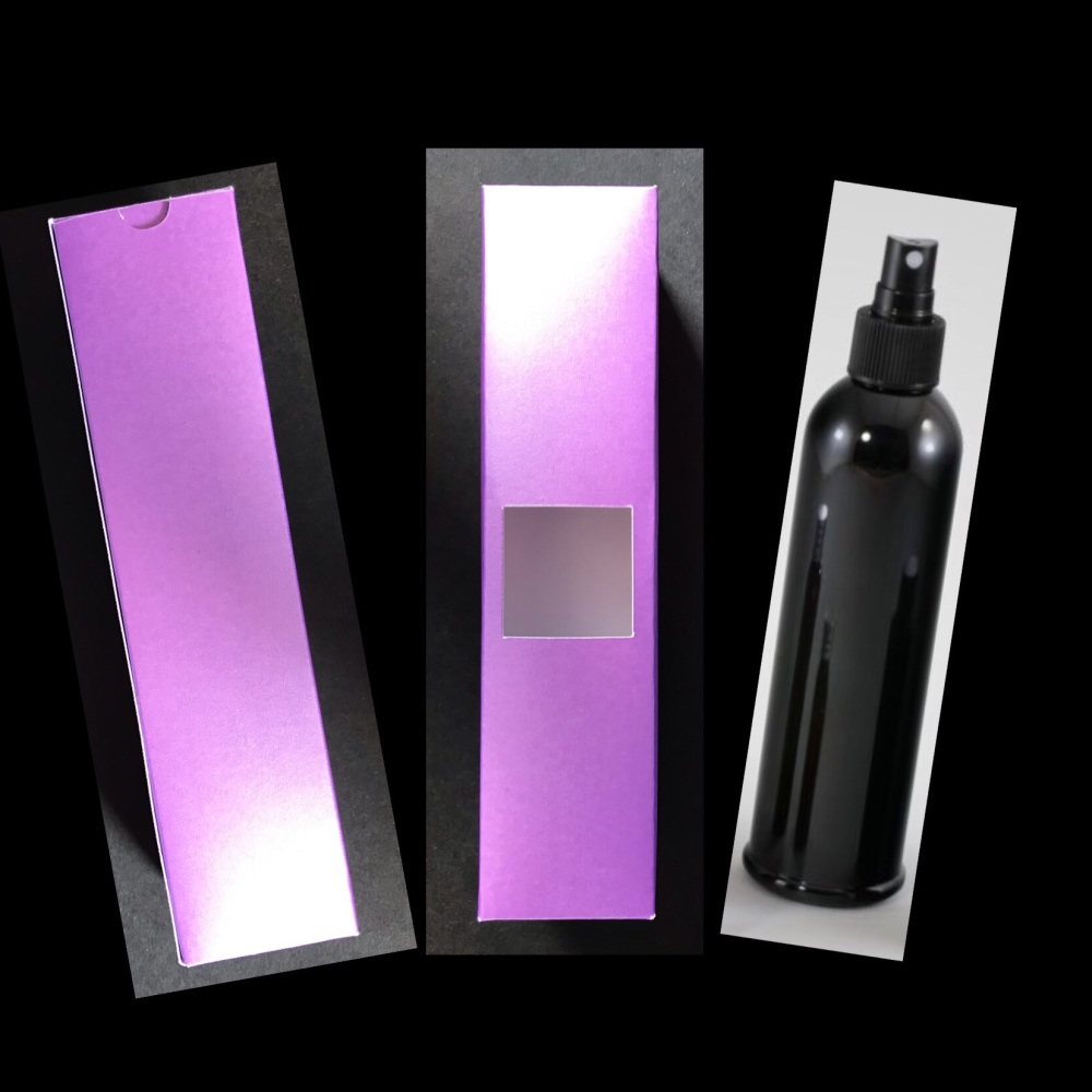4cm x 4cm x 17cm Room Spray Bottle Flip Top Box
