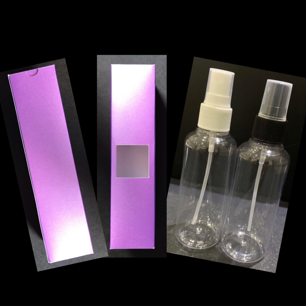 4cm x 4cm x 14cm Room Spray Bottle Flip Top Box