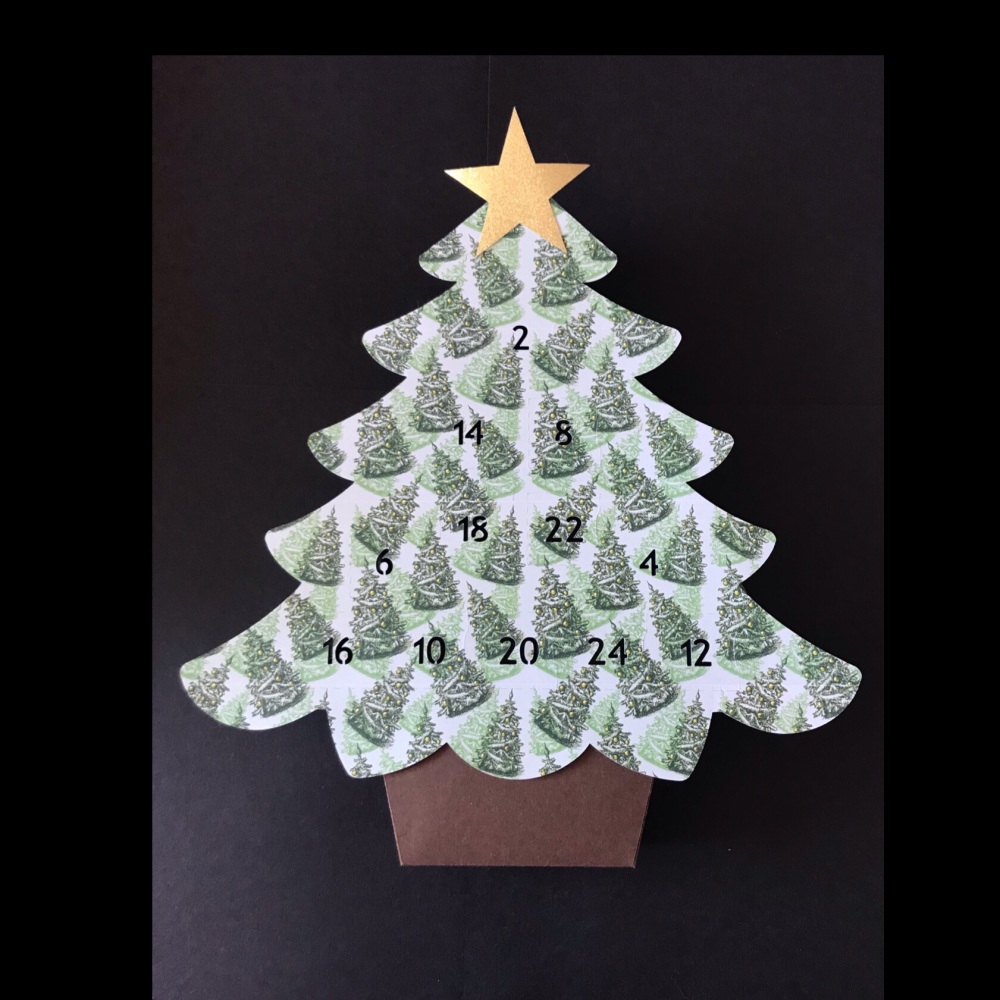12 Day Xmas Tree Advent Calendar