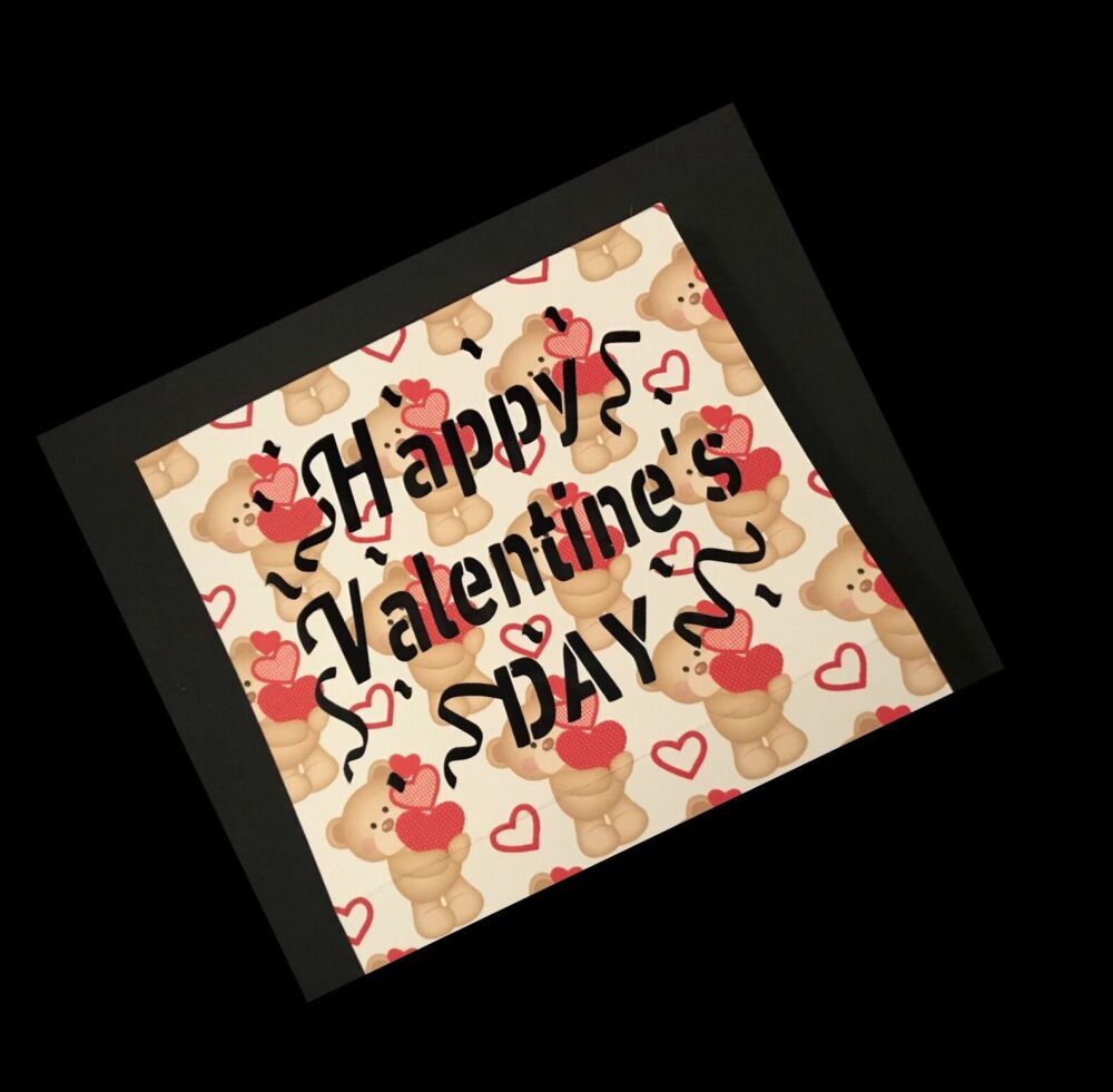 'Happy Valentine's Day' Home Bargains Box Sleeve (Made to Order)