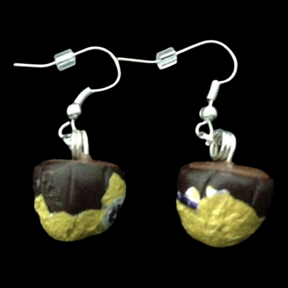 *No.1203 Caramel Egg Earrings