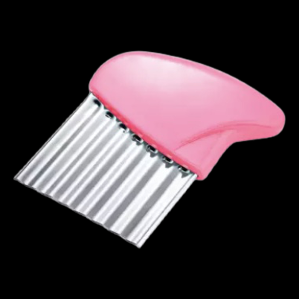Pink Crinkle Wax Cutter