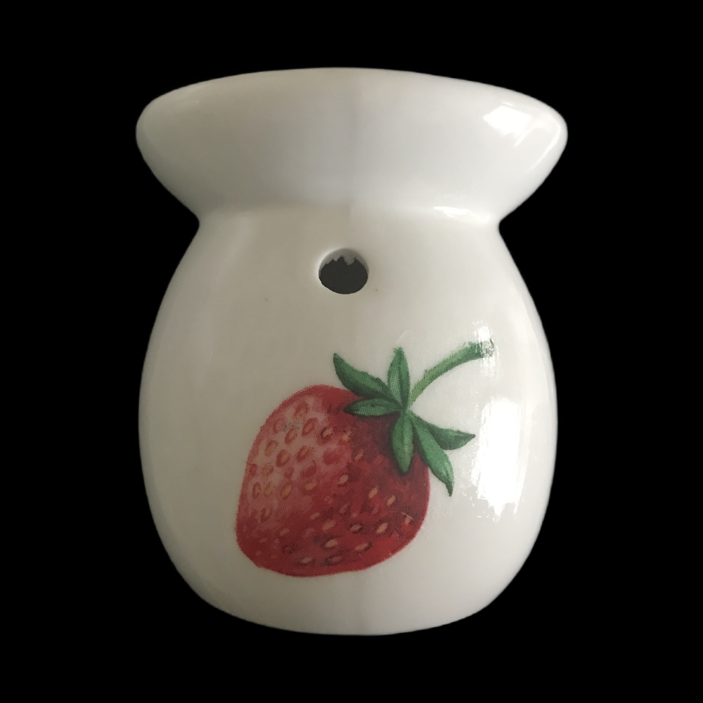 Hand Decorated Strawberry Tea Light Burner