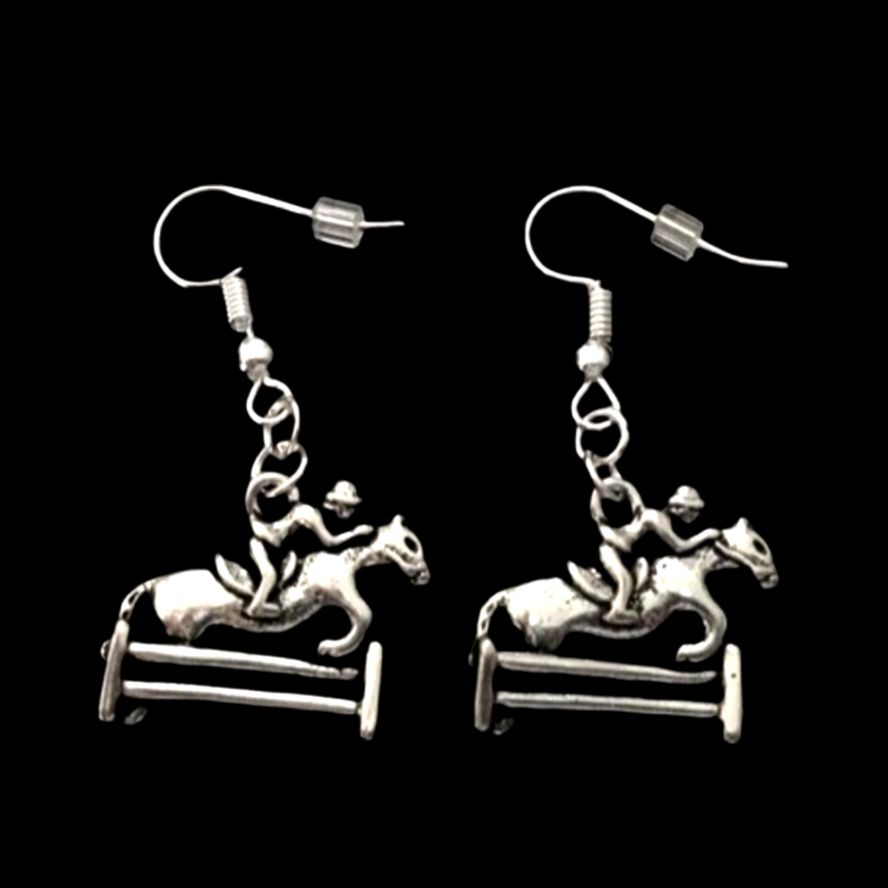 *No.39 Jumping Horse Earrings