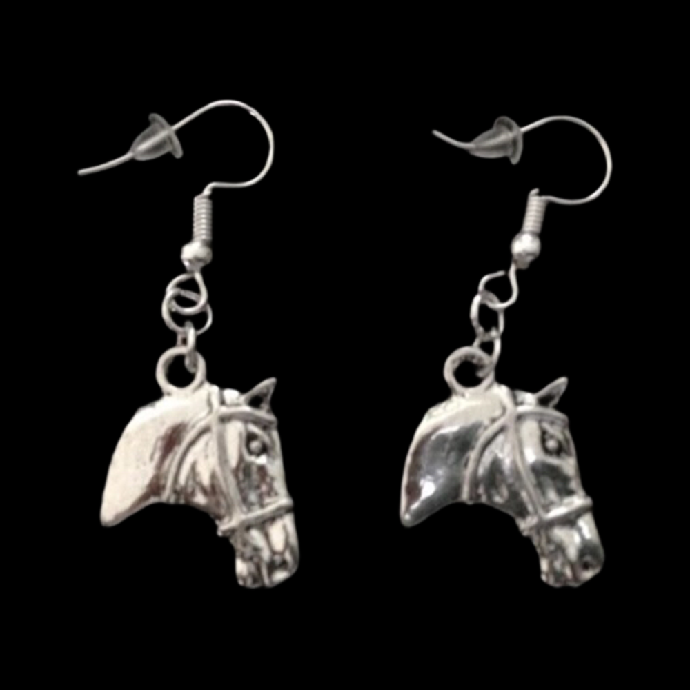 *No.41 Horses Head Earrings