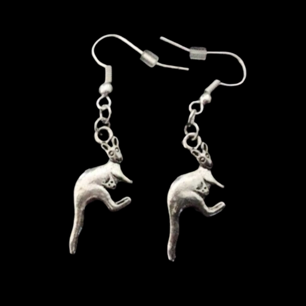 Kangaroo earrings outlet