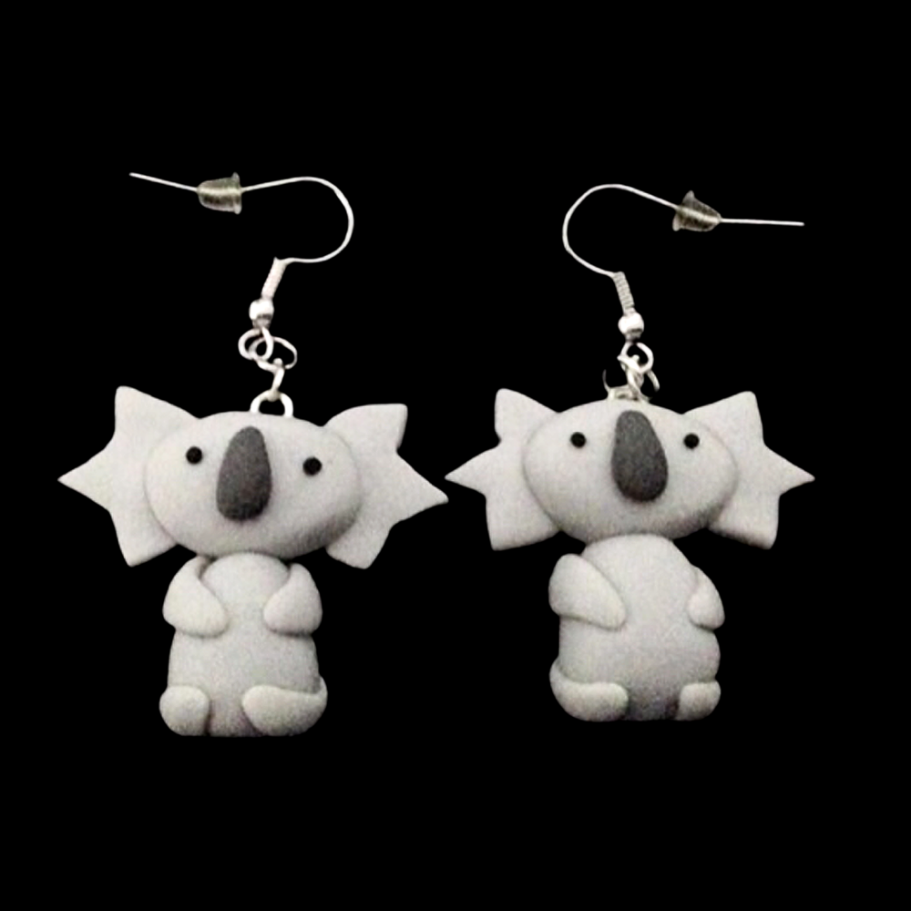 *No.110 Large Koala Earrings