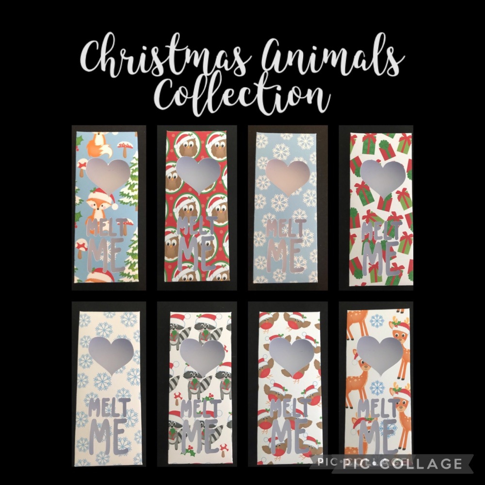  Christmas Animals Collection Snap Bar Boxes (Made to Order)