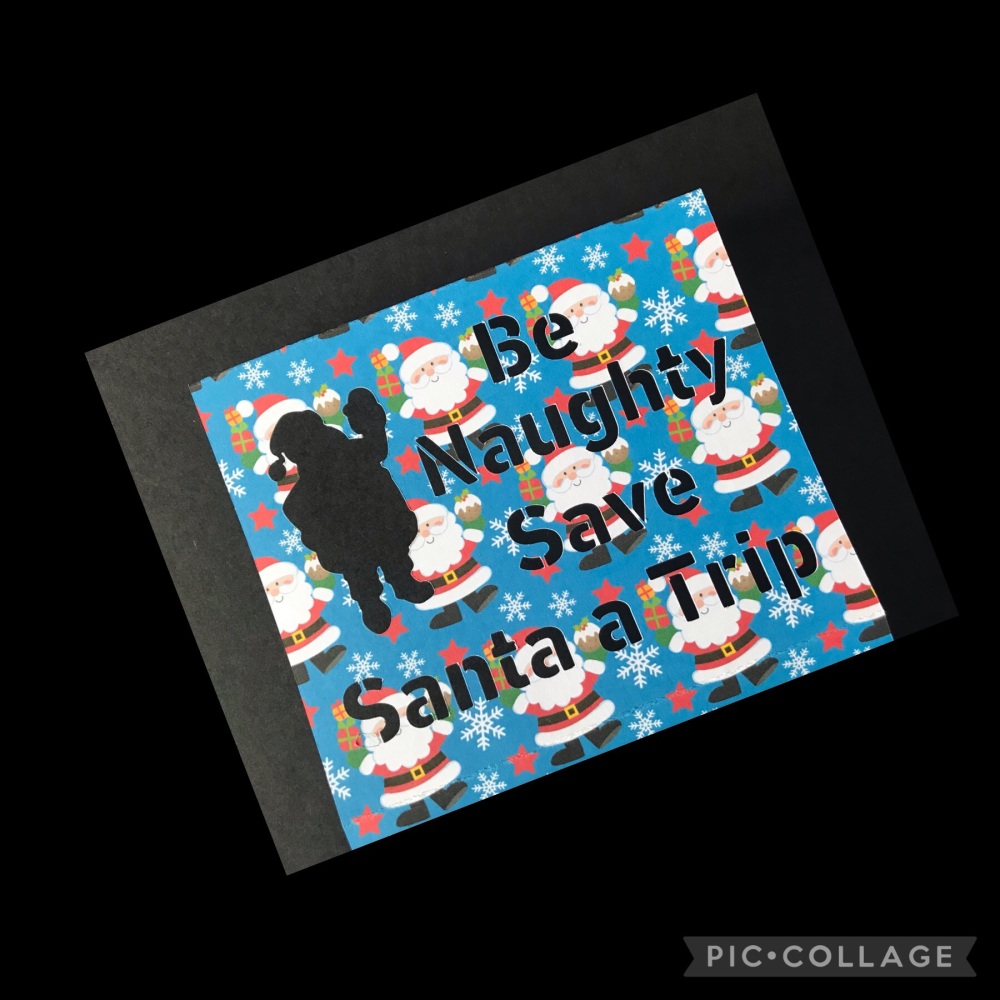 Be Naughty. Save Santa a Trip Home Bargains Box Sleeve (Made to Order)