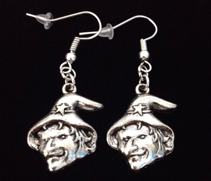 *No.864 Witches Face Earrings