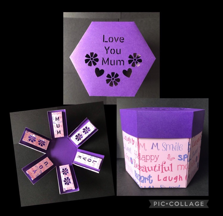 Love you Mum Exploding Box (Made to Order)