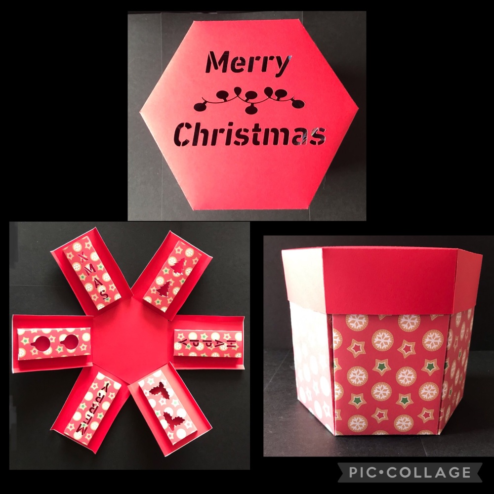 Merry Christmas Exploding Box (Made to Order)