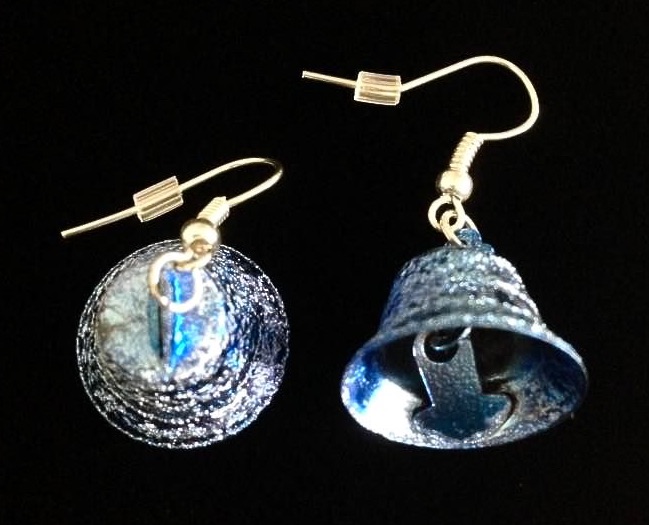 *No.1161 Blue Bell Earrings