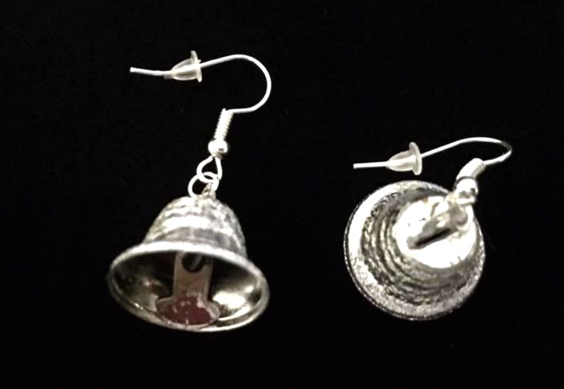 *No.1165 Silver Bell Earrings