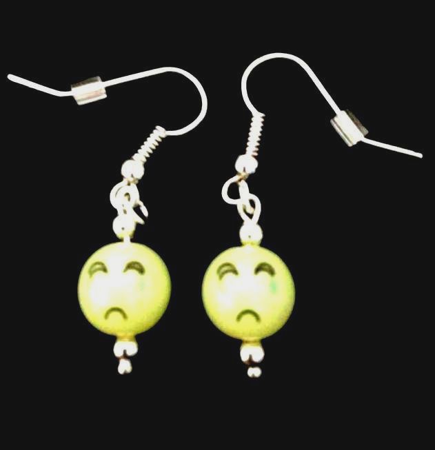 *No.114 Crying Emoji Earrings