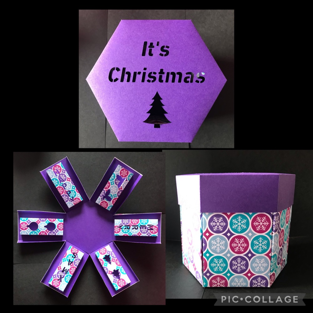 It's Christmas Themed Exploding Box (Made to Order)