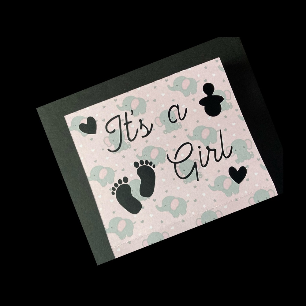 'It&rsquo;s a Girl' Home Bargains Box Sleeve (Made to Order)