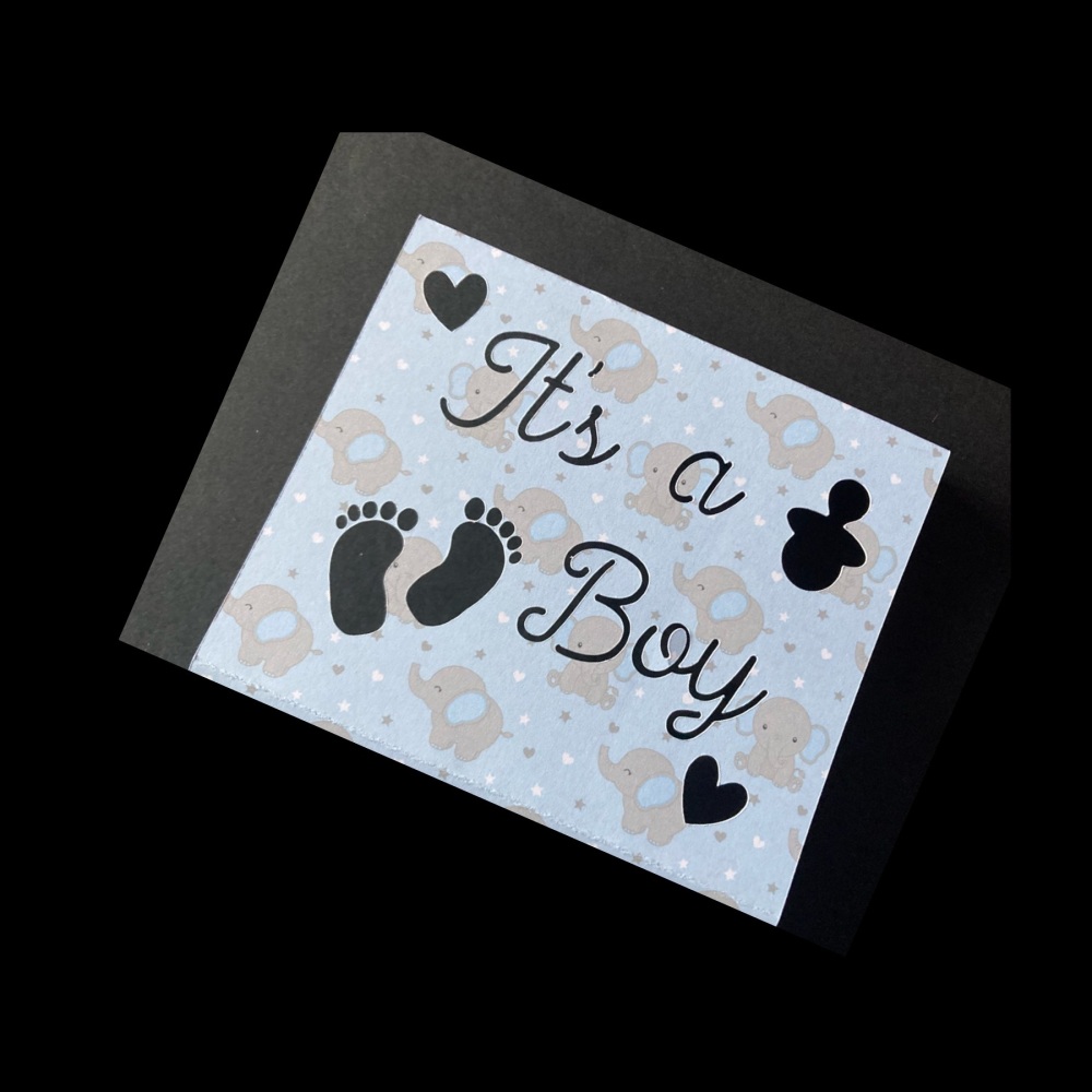 'It&rsquo;s a Boy' Home Bargains Box Sleeve (Made to Order)