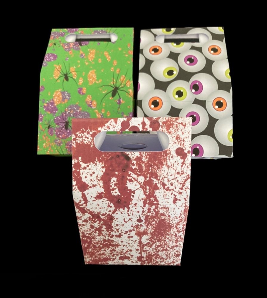 Small Halloween Gift Bag. Random Mix Pack of 10 (Made to Order)