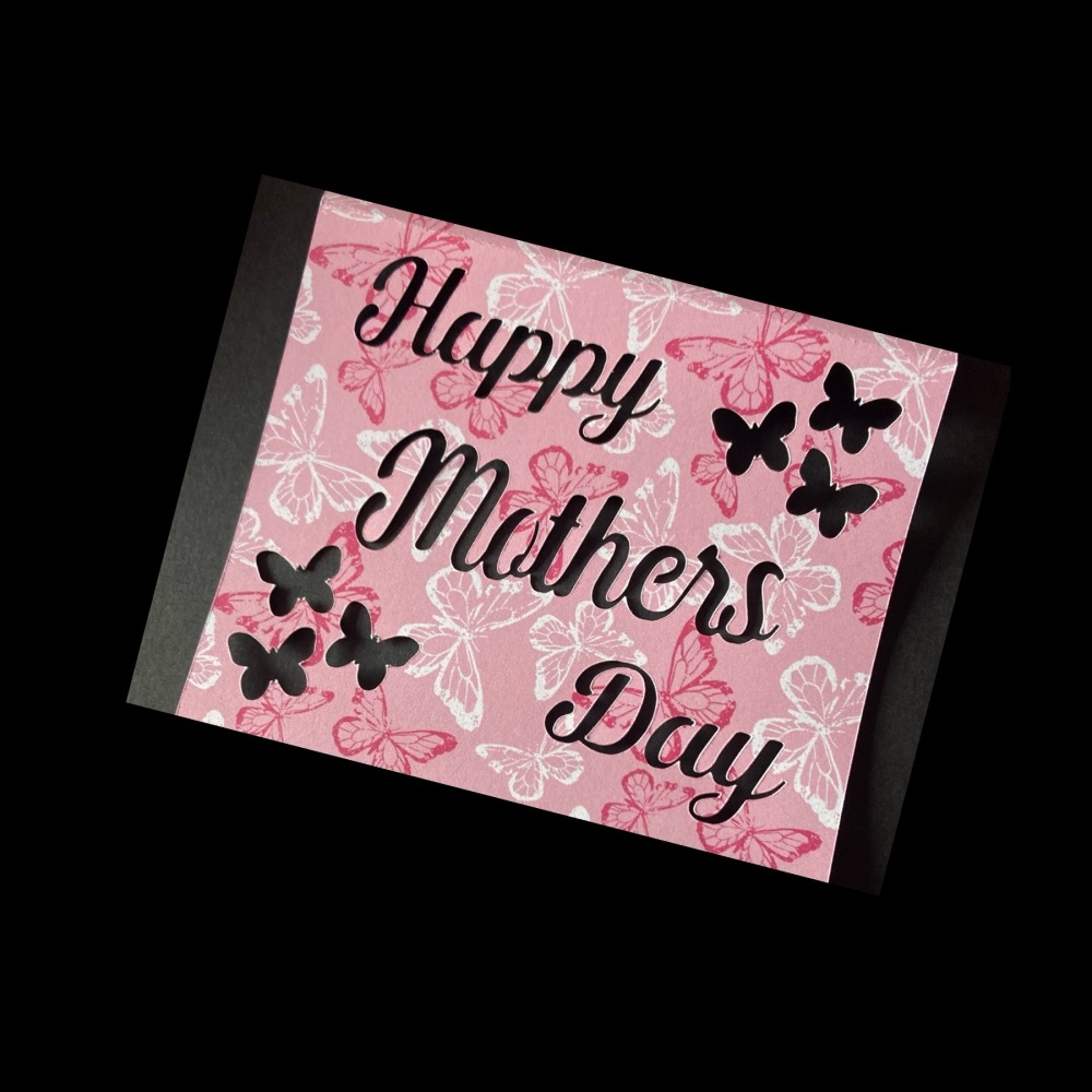 Happy Mother&rsquo;s Day Home Bargains Box Sleeve  with Butterflies (Made to Order)