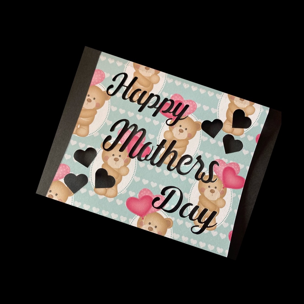 Happy Mother&rsquo;s Day Home Bargains Box Sleeve  with Hearts (Made to Order)