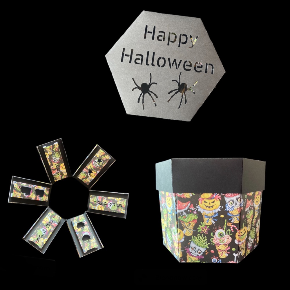  Halloween Themed Exploding Box (Made to Order)