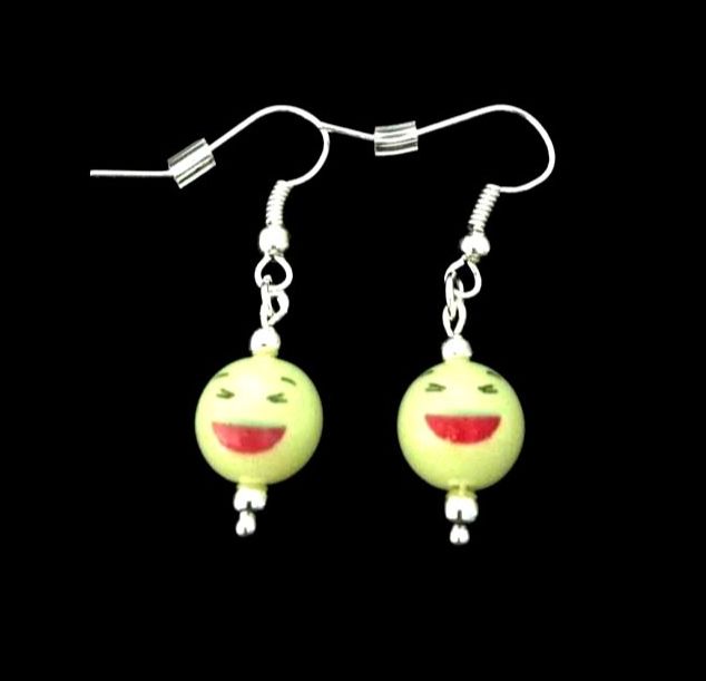 *No.173 Laughing Emoji Earrings