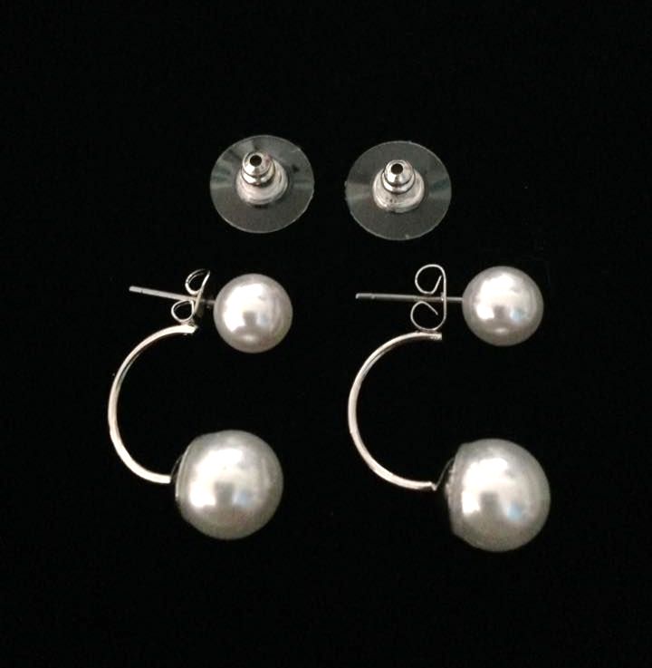 *No.221 Double Sided Bead Earrings