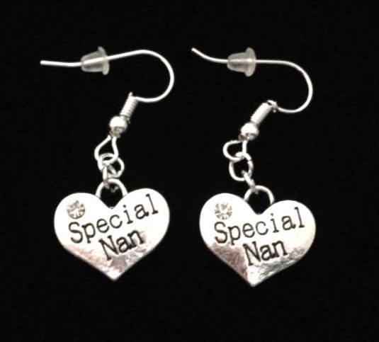 *No.273 Special Nan Heart Charm Earrings