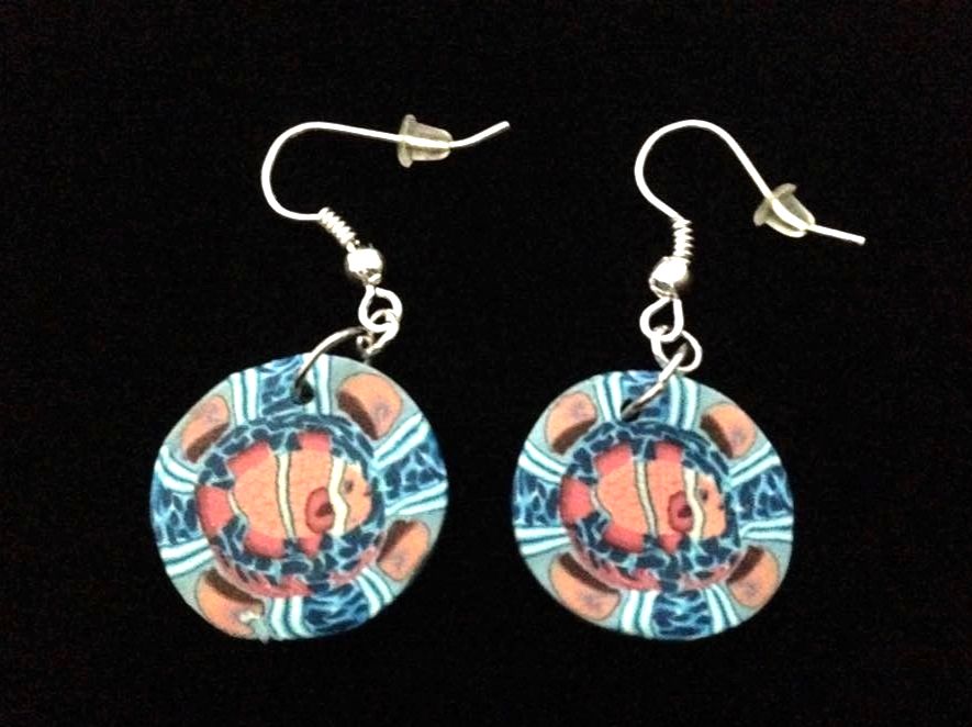 *No.280 Fish Charm Earrings