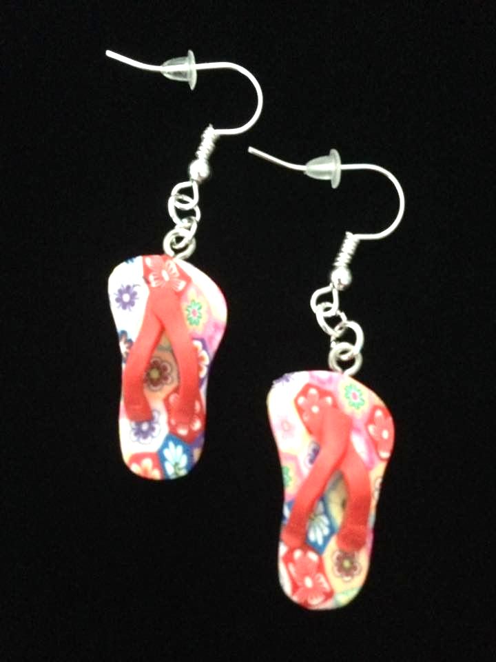 *No.374 Flip Flop Earrings