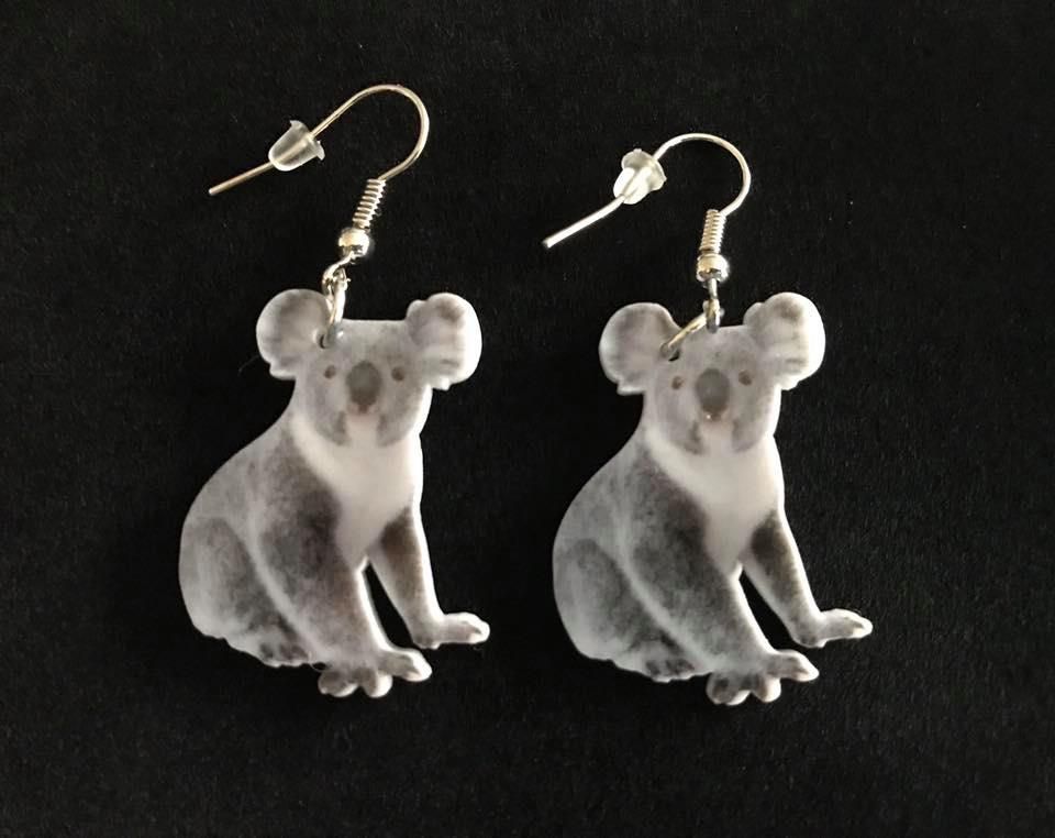 *No.384 Koala Earrings