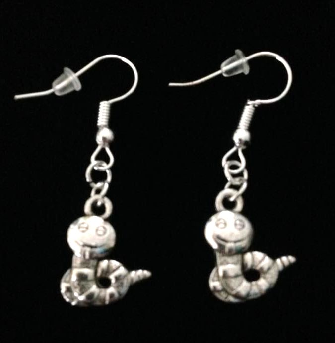 *No.426 Mini Snake Earrings