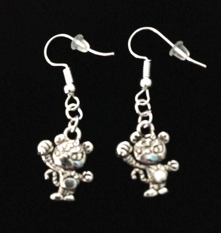 *No.427 Mini Tiger Earrings