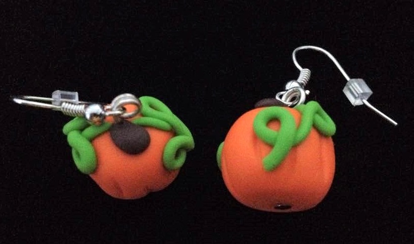*No.896 Pumpkin Earrings