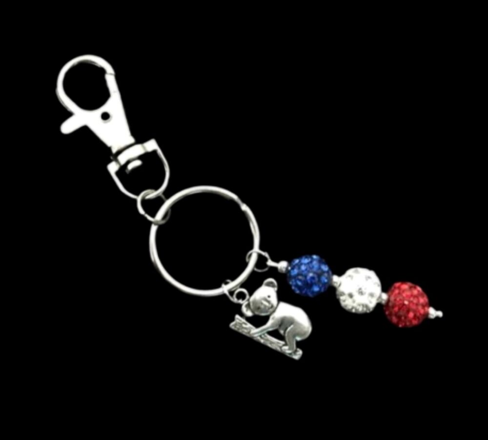 *No.68 Australian Themed Koala Keyring