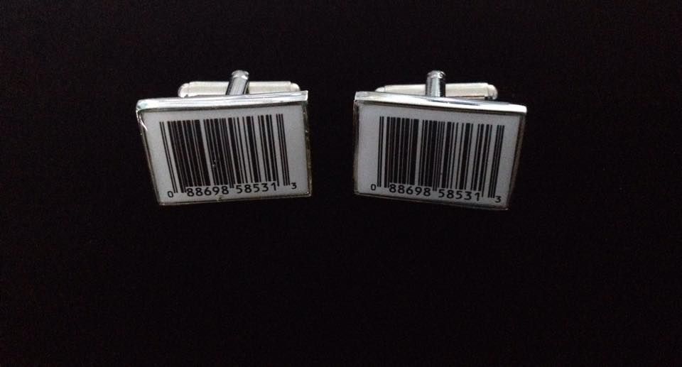 No.98 Barcode Cufflinks
