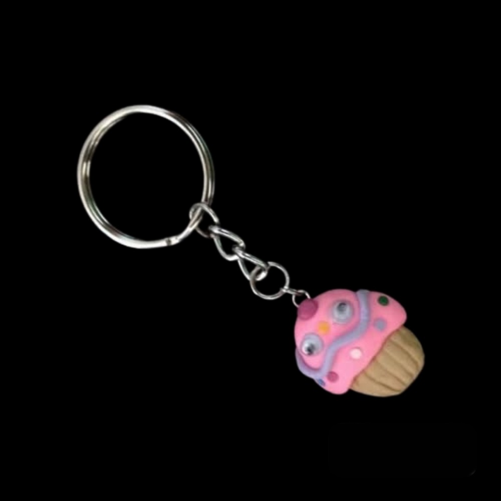 No.23 Iced Cupcake Keyring
