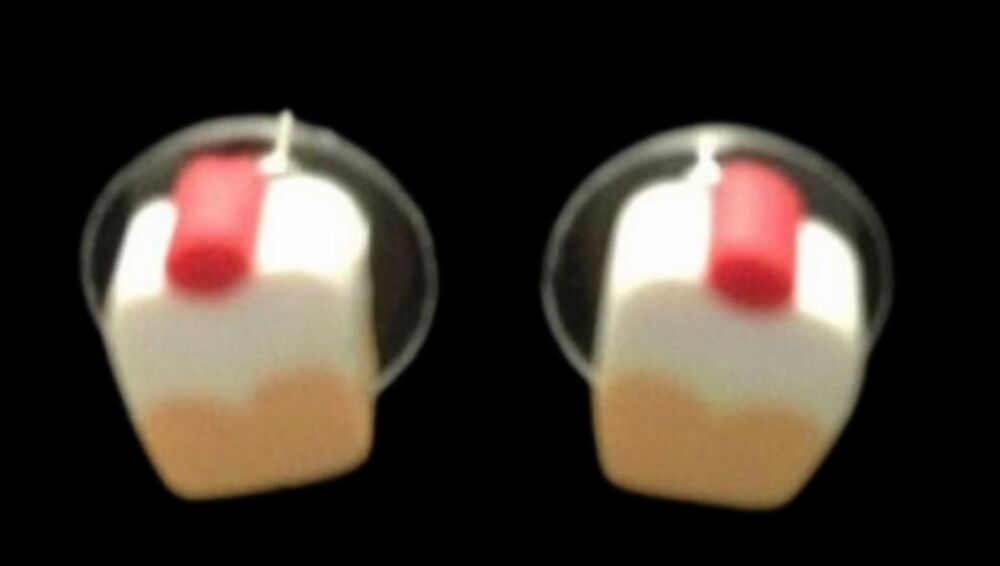*No.521 Mini Cake Stud Earrings