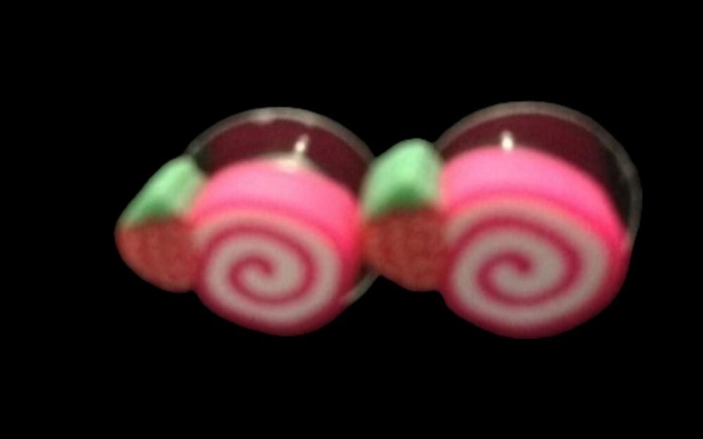 *No.529 Mini Cake Stud Earrings