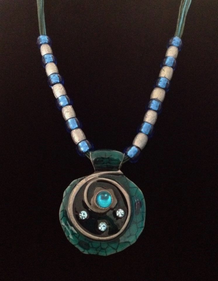 No.15 Green and Blue Necklace